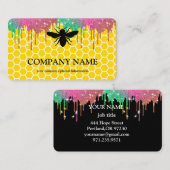 honingraat Bee BeeKeeper Honey Apairist Dri Visitekaartje (Voorkant / Achterkant)