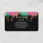 honingraat Bee BeeKeeper Honey Apairist Dri Visitekaartje (Achterkant)