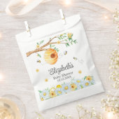 Honingraat Bee Kamille Baby shower Bedankzakje (Geknipt)