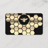 honingraat bij bijenHouder honingairist Visitekaartje (Voorkant)