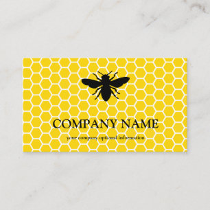  honingraat bij bijenHouder honingairist Visitekaartje