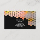 honingraat bij bijenHouder honingairist Visitekaartje (Achterkant)