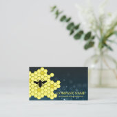  honingraat bij bijenHouder honingairist Visitekaartje (Staand voorkant)