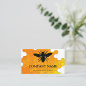  honingraat bij bijenHouder honingairist Visitekaartje (Staand voorkant)