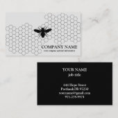  honingraat bij bijenHouder honingairist Visitekaartje (Voorkant / Achterkant)