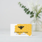  honingraat bij bijenHouder honingairist Visitekaartje (Staand voorkant)