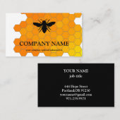 honingraat bij bijenHouder honingairisus Visitekaartje (Voorkant / Achterkant)