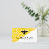 honingraat bij bijenHouder honingairisus Visitekaartje (Staand voorkant)