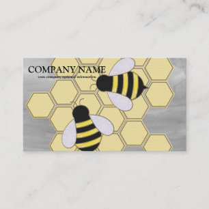  honingraat bij bijenHouder honingairisus Visitekaartje
