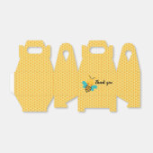 Honingraat Bij Dank U Gable Favor Doos Bedankdoosjes (Uitgevouwen)