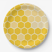 Honingraat Bij Thema Borden Papieren Bordje (Voorkant)