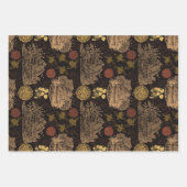  honingraat bij zwart inpakpapier vel (Voorkant 2)