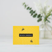 Honingraat / Bijen Visitekaartje (Staand voorkant)