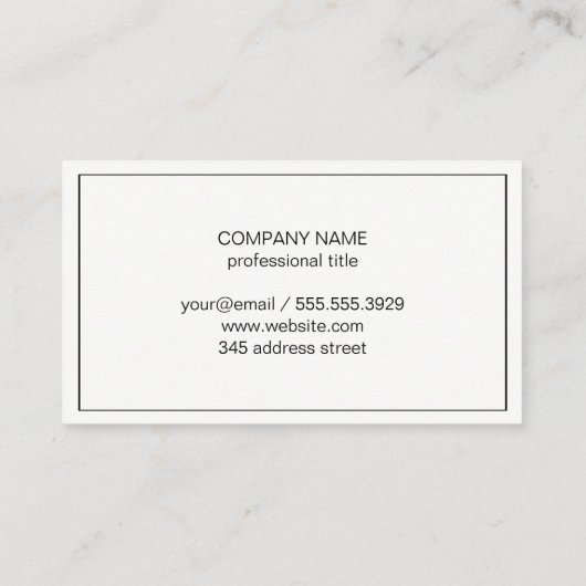 Honingraat / Bijen Visitekaartje (Achterkant)