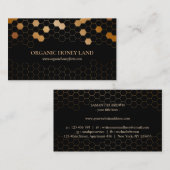 Honingraat bijenimker Apiarist Visitekaartje (Voorkant / Achterkant)