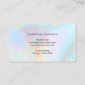 Honingraat Bijenontwerp Visitekaartje (Achterkant)