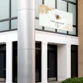 Honingraat Boerderij bijenimker Apiarist Honeybees Spandoek (Buitenkant Gebouw)