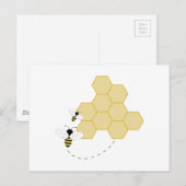 Honingraat Briefkaart (Voorkant / Achterkant)