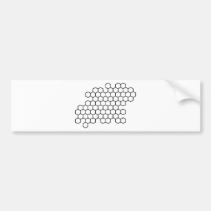 Honingraat Bumpersticker