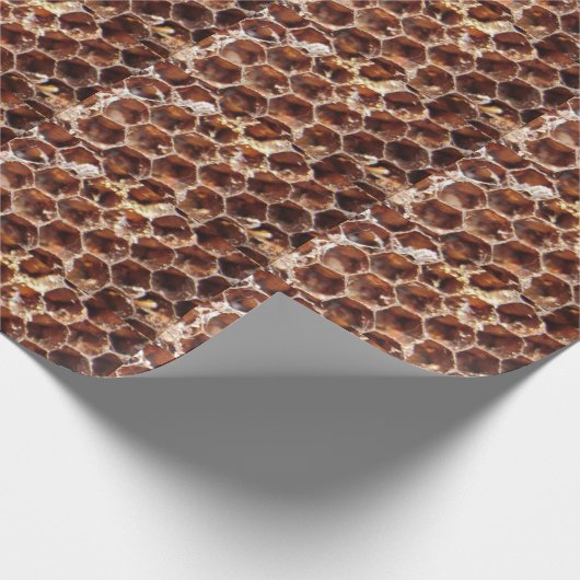 Honingraat Cadeaupapier (Hoek)