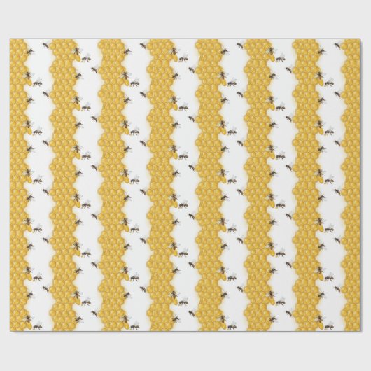 Honingraat Cadeaupapier (Vlak)