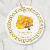  Honingraat Cinnamon Infused Honey Hang Label (Voorkant)