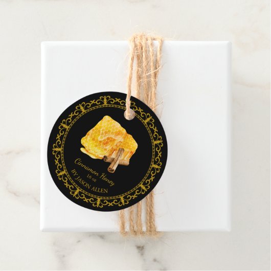  Honingraat Cinnamon Infused Honey Hang Label (In situ)