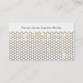 Honingraat en Bee Candle Maker Visitekaartje (Voorkant)