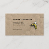 Honingraat- en Bee Kraft-papier Visitekaartje (Voorkant)