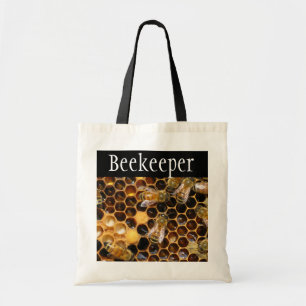 Honingraat en bijen Canvas tas