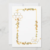 Honingraat en bijen omgevormd papier (Voorkant)