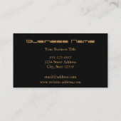 Honingraat en bijen visitekaartje (Achterkant)