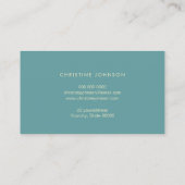 Honingraat en bijenkoningin visitekaartje (Achterkant)