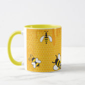 Honingraat en Cartoon Bee Ringer Mokken (Links)