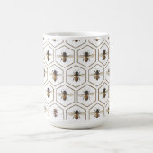 Honingraat en Westerne Honingbij Imker Koffiemok (Center)