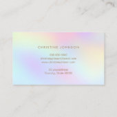 Honingraat Faux Gold folie Honingbij Visitekaartje (Achterkant)