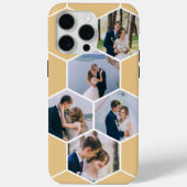 Honingraat Fotocollage 5 Afbeelding Honing Case-Mate iPhone Case (Achterkant)