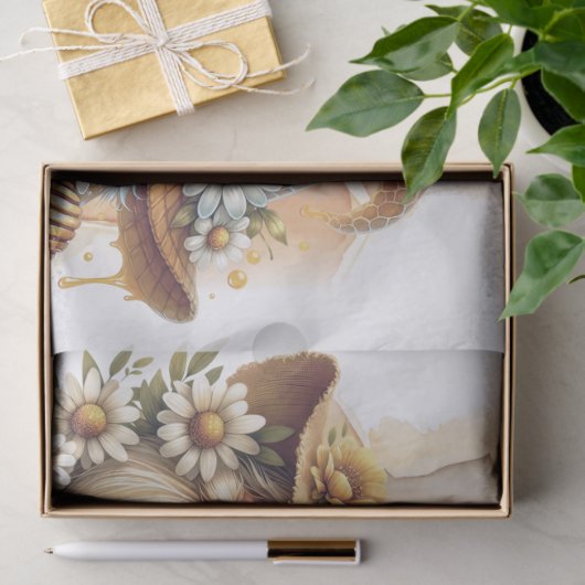 Honingraat Gnome Tissue Paper Tissuepapier (Geschenk)