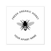 Honingraat Honingbij Zelfinkkend stempel (Design)