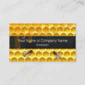 Honingraat & Honingbijen Imker Bijenteelt Visitekaartje (Voorkant)