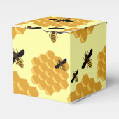 Honingraat Honingbijen Insecten Lovergele imker Bedankdoosjes (Voorkant Zijde)