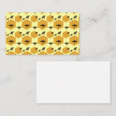 Honingraat Honingbijen Insecten Lovergele imker Visitekaartje (Voorkant / Achterkant)