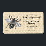 honingraat honingbijenhoning etiket<br><div class="desc">Rustieke  Honingraat Honingbij Honey Labels</div>