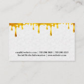 honingraat | Honingdruppel Visitekaartje (Achterkant)