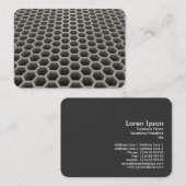 Honingraat in perspectief (arm) visitekaartje (Voorkant / Achterkant)