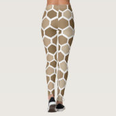 Honingraat in Zand Leggings (Achterkant)