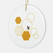 Honingraat Keramisch Ornament (Links)