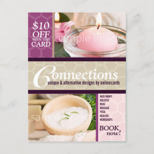 Honingraat Moderne Fotosjabloon Zakelijke briefkaa Briefkaart