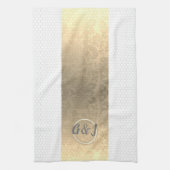 Honingraat Monogram Keukenhanddoeken (Verticaal)