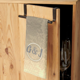 Honingraat Monogram Keukenhanddoeken